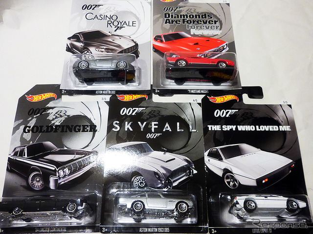 ホットウィール 007ボンドカー・ミニカーコレクション