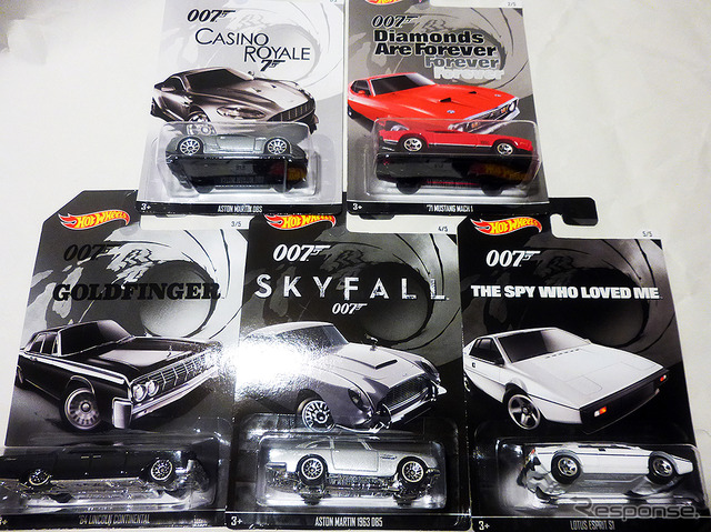ホットウィール 007ボンドカー・ミニカーコレクション