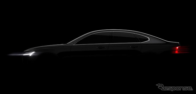 ボルボ S90 新型の予告イメージ
