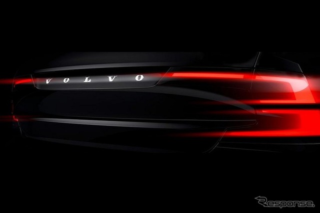 ボルボ S90 新型の予告イメージ