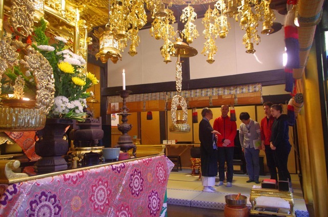 頓原(とんばら)の一念寺では、寺内をじっくり見学できた