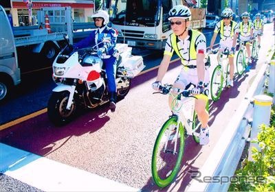 警視庁　自転車隊「BEEMS」（ビームス）の活動