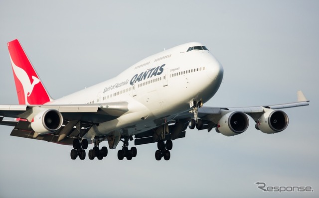カンタス航空のB747