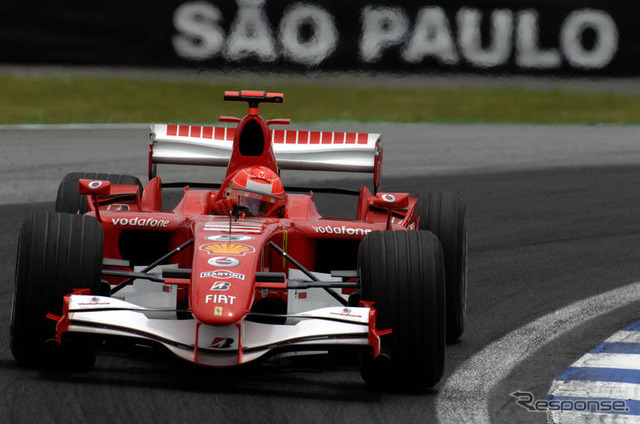 【シューマッハ写真蔵】ブラジルGP…250戦でF1生活に幕