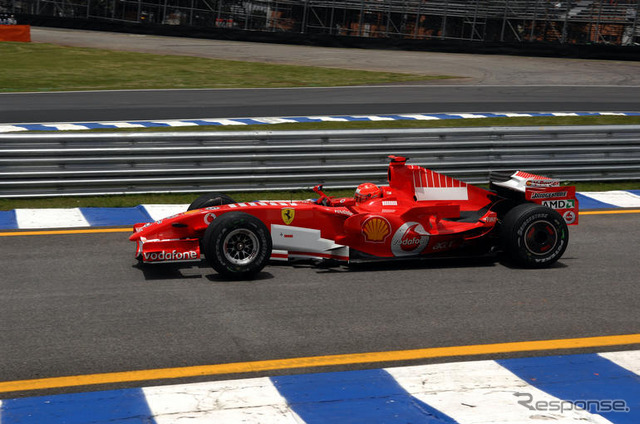 【シューマッハ写真蔵】ブラジルGP…250戦でF1生活に幕