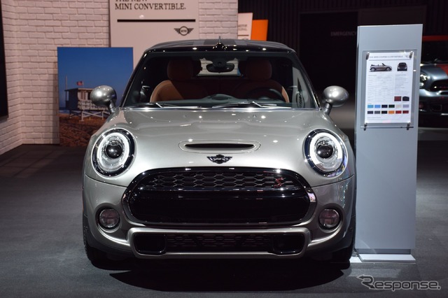MINI クーパーS コンバーチブル(ロサンゼルスモーターショー15)
