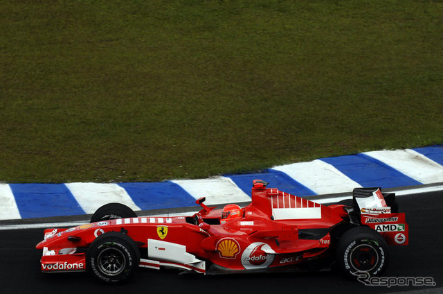 【シューマッハ写真蔵】ブラジルGP…250戦でF1生活に幕