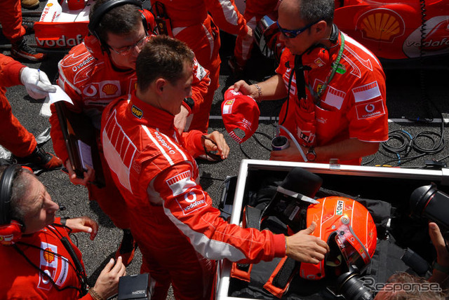 【シューマッハ写真蔵】ブラジルGP…250戦でF1生活に幕