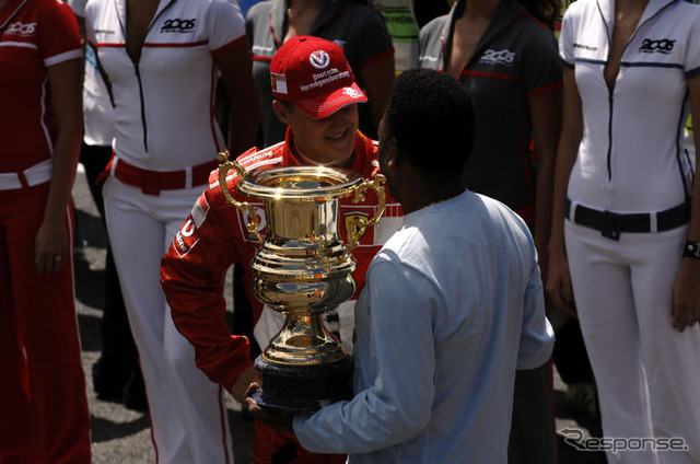 【シューマッハ写真蔵】ブラジルGP…250戦でF1生活に幕