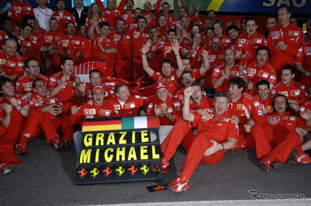 【シューマッハ写真蔵】ブラジルGP…250戦でF1生活に幕