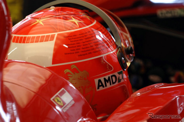 【シューマッハ写真蔵】ブラジルGP…250戦でF1生活に幕