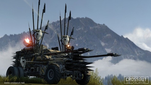 カーコンバットMMO『Crossout』バトルテストに参加ー終末感バリバリの戦闘と改造!