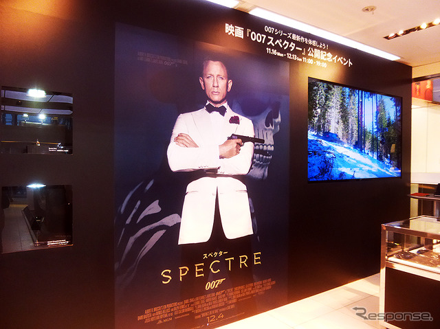 銀座で展示中の映画『007 スペクター』出演車両、その行方は?