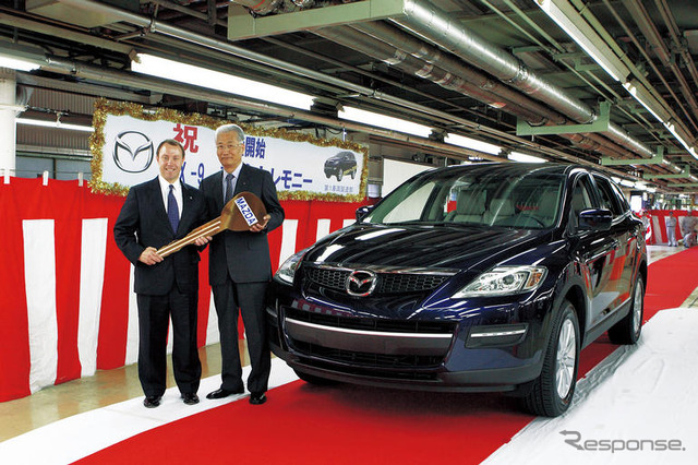 マツダ、CX-9の生産を開始　北米向けクロスオーバーSUV