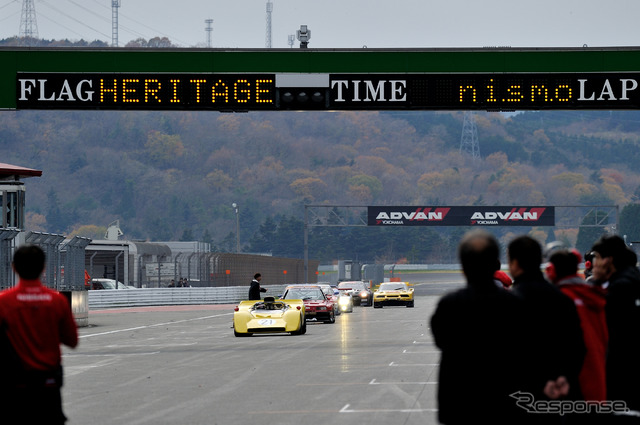 ニッサン・ニスモの歴代マシンによる走行イベント「Nissan Motorsports Heritage Run」(ニスモフェスティバル2015)