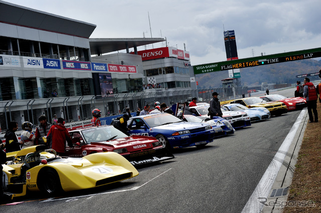 ニッサン・ニスモの歴代マシンによる走行イベント「Nissan Motorsports Heritage Run」(ニスモフェスティバル2015)