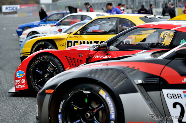 ニッサン・ニスモの歴代マシンによる走行イベント「Nissan Motorsports Heritage Run」(ニスモフェスティバル2015)