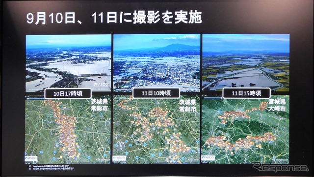 関東・東北豪雨による常総市周辺の撮影ポイント
