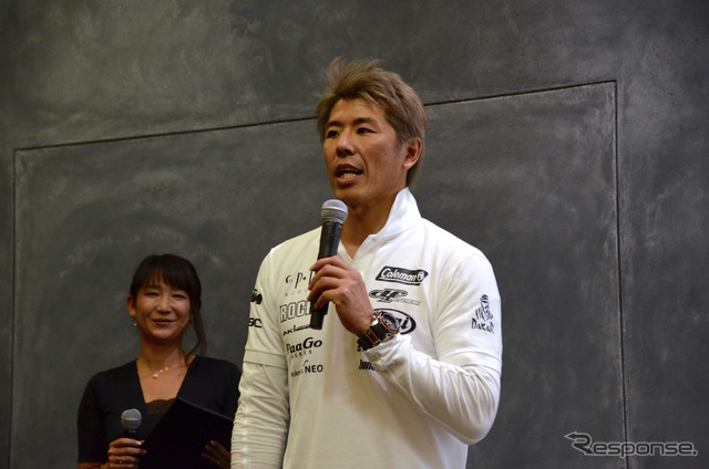 三橋淳ダカールラリー参戦発表パーティー