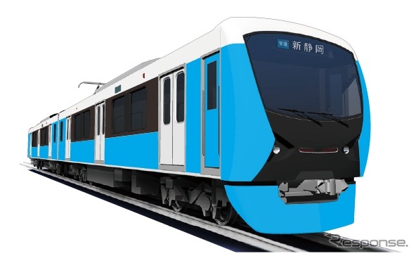 2016年春から運行を開始する予定のA3000形。第1編成の塗装は水色になることが決まった。