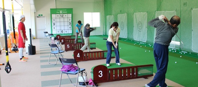 ゴルフ技術上達のための専門施設…コンディショニング中心