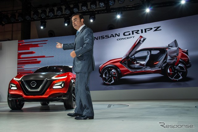 ルノー日産のカルロス・ゴーンCEO（東京モーターショー15）