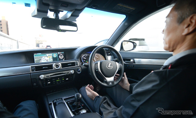 自動運転実験車「Highway Teammate」によるデモ走行（参考画像）