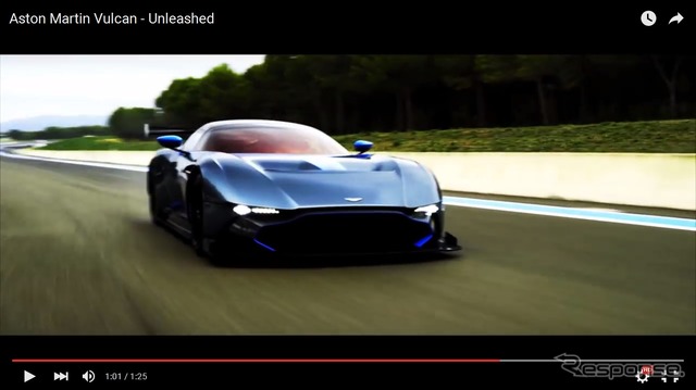 アストンマーティンヴァルカンの最新映像
