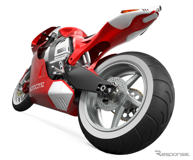 ソリッドワークスのユーザー事例。これはモトシズの電動モーターサイクル