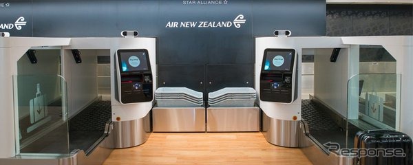 ニュージーランド航空、オークランド空港に生体認証技術採用の手荷物カウンターを導入