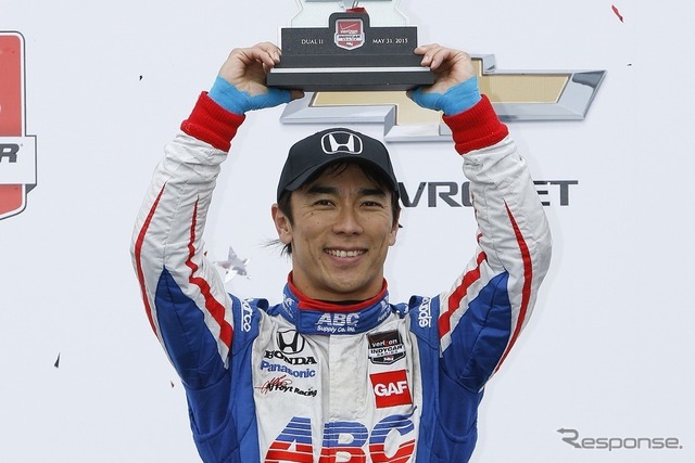 2015年は最高位2位だった佐藤琢磨。来季は3年ぶりの勝利を目指す。