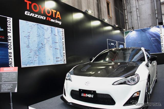 12月18日から開設されている「TOYOTA GAZOO Racing PDDOCK in GINZA」