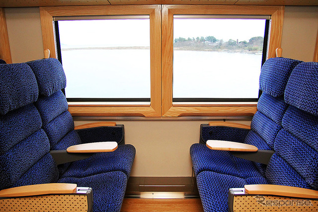 12月26日に登場する京都丹後鉄道の特急列車「丹後の海」第1編成(WILLER TRAINS、北近畿タンゴ鉄道、京都府建設交通部交通政策課、京都府商工労働観光部染織・工芸課)