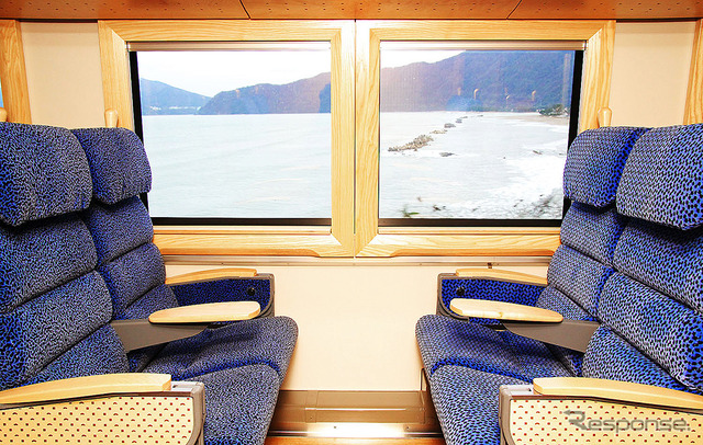 12月26日に登場する京都丹後鉄道の特急列車「丹後の海」第1編成(WILLER TRAINS、北近畿タンゴ鉄道、京都府建設交通部交通政策課、京都府商工労働観光部染織・工芸課)