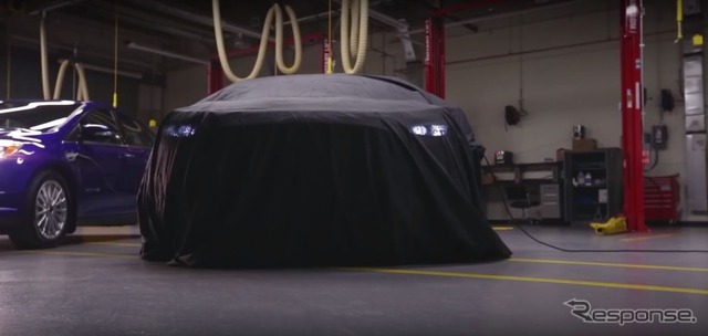 フォードの謎の電動化車両の予告イメージ