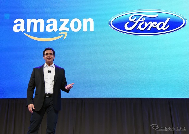 フォード、アマゾンと提携…車を音声で遠隔操作（CES16）