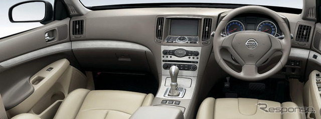 【日産 スカイライン 新型発表】写真蔵…インテリア