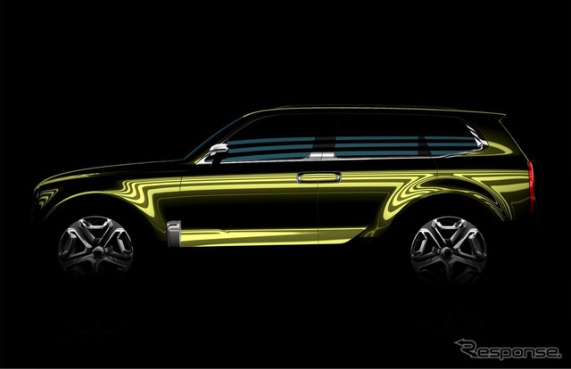 キアの新コンセプトカーの予告イメージ