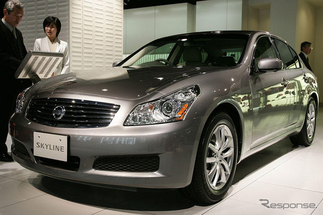 【日産 スカイライン 新型発表】7500rpmのハイレスポンスエンジン