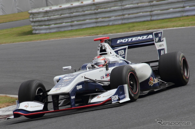 ブースに展示予定のスーパーフォーミュラのマシン