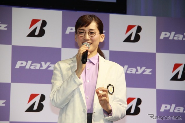綾瀬はるかトークショッセン(ブリヂストン プレイズ PX発表会)
