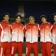 2015年のデビスカップ・カナダ戦日本代表チーム