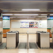 都営三田線日比谷駅にある有人改札（ラッチ）。現在は使用されていない