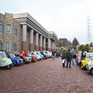 「360ミーティング」に集まった360ccの軽自動車たち