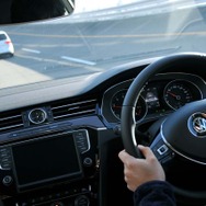 VWの最先端安全技術を自ら体験できる絶好の機会となった