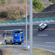 スバルドライビングアカデミートレーニング車（WRX STIやBRZなど）による高速周回路体験（栃木県佐野市、スバル研究実験センター）