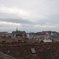 スイス ローザンヌ大聖堂前から見た景色