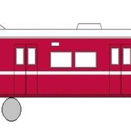 台湾鉄路が5月12日から運転するラッピング車のイメージ。京急の「赤い電車」をイメージしたデザインになる。
