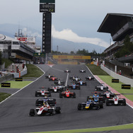 GP3今季初戦のスタートシーン。