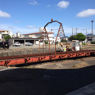 長門市駅にあった転車台